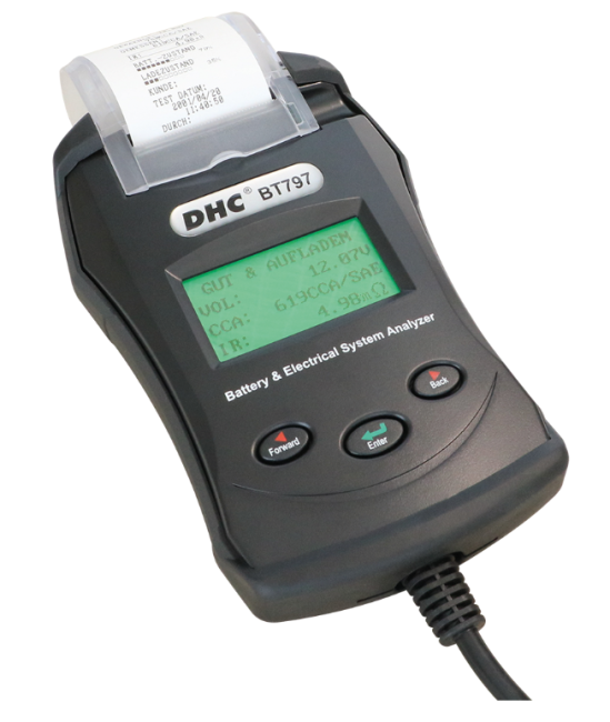 Preview: Professioneller Batterie- und Alternatortester mit Drucker